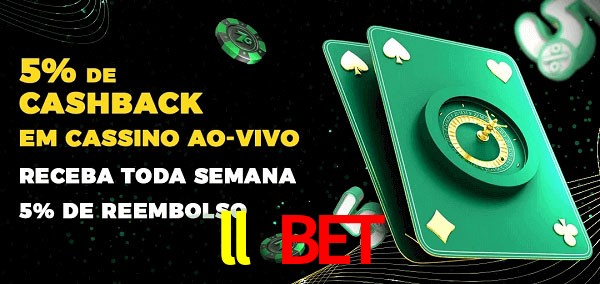 Promoções do cassino ao Vivo ll bet
